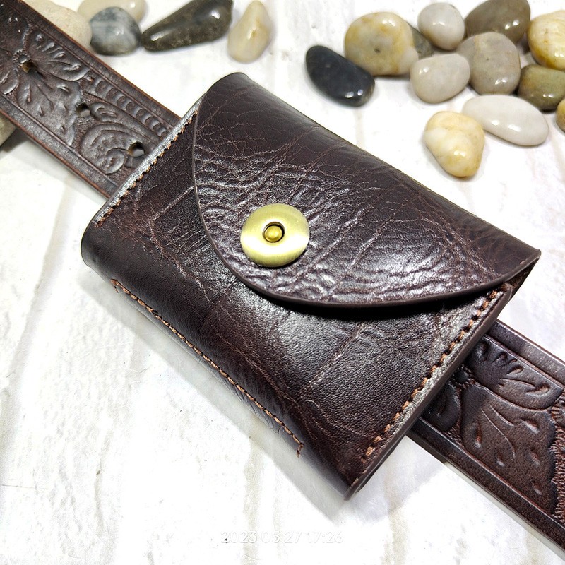 Men Accessories Pack - Blong-Mini bolsa de cintura de couro