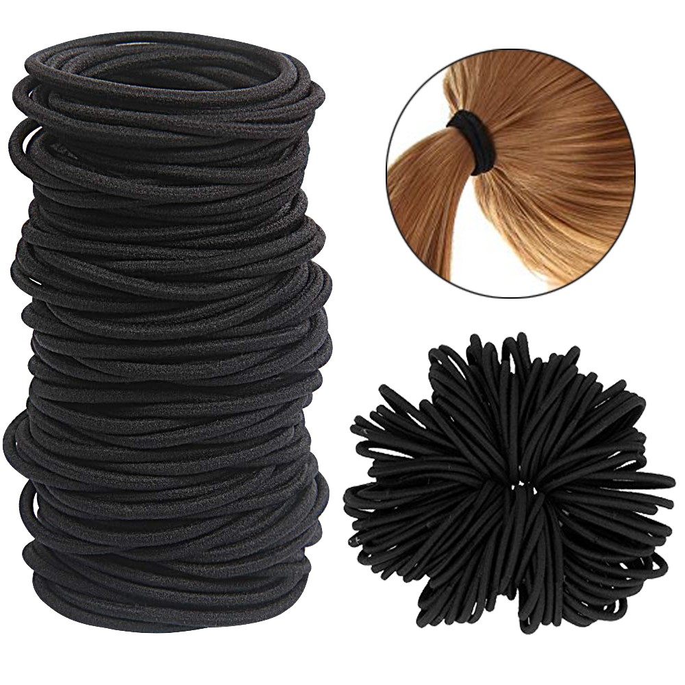 Men'S Accessories Rings - 10/30/50 pçs 4mm preto pequenos laços