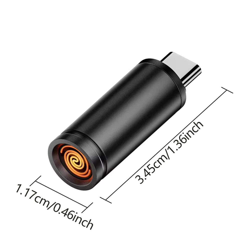 Isqueiro Portátil Mini Tipo-C  - Lighter Windproof avaliação e preço