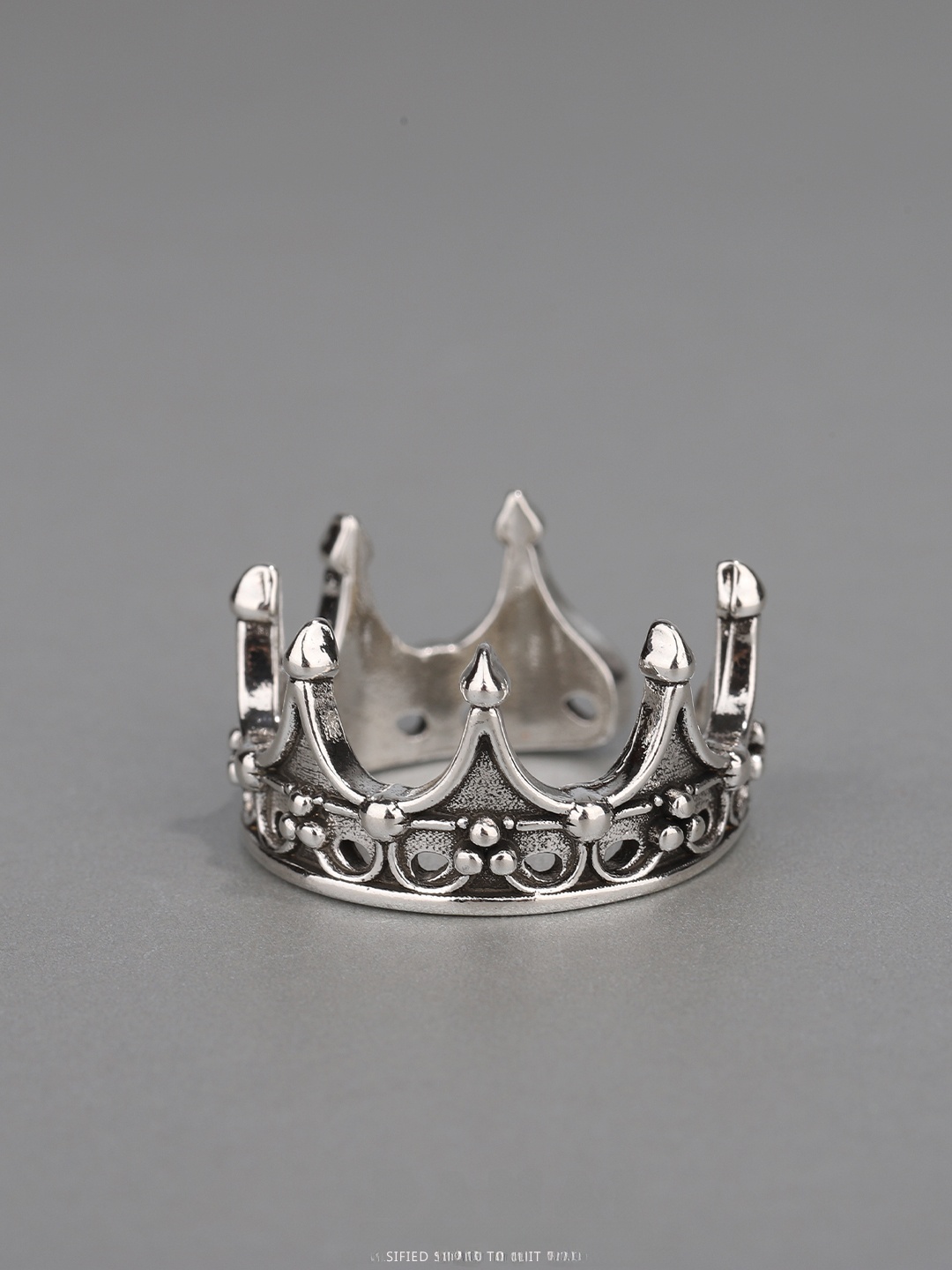 Anel Coroa Gótica Ajustável co - Men'S Accessories Rings avaliação e preço