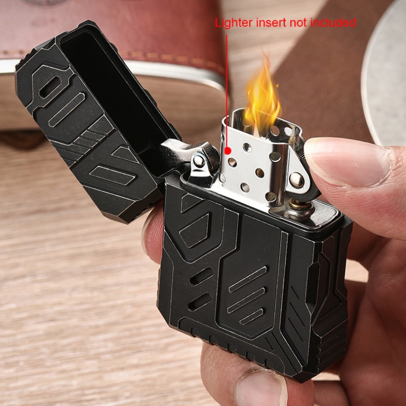Liga de titânio caso mais leve - Lighter Windproof avaliação e preço