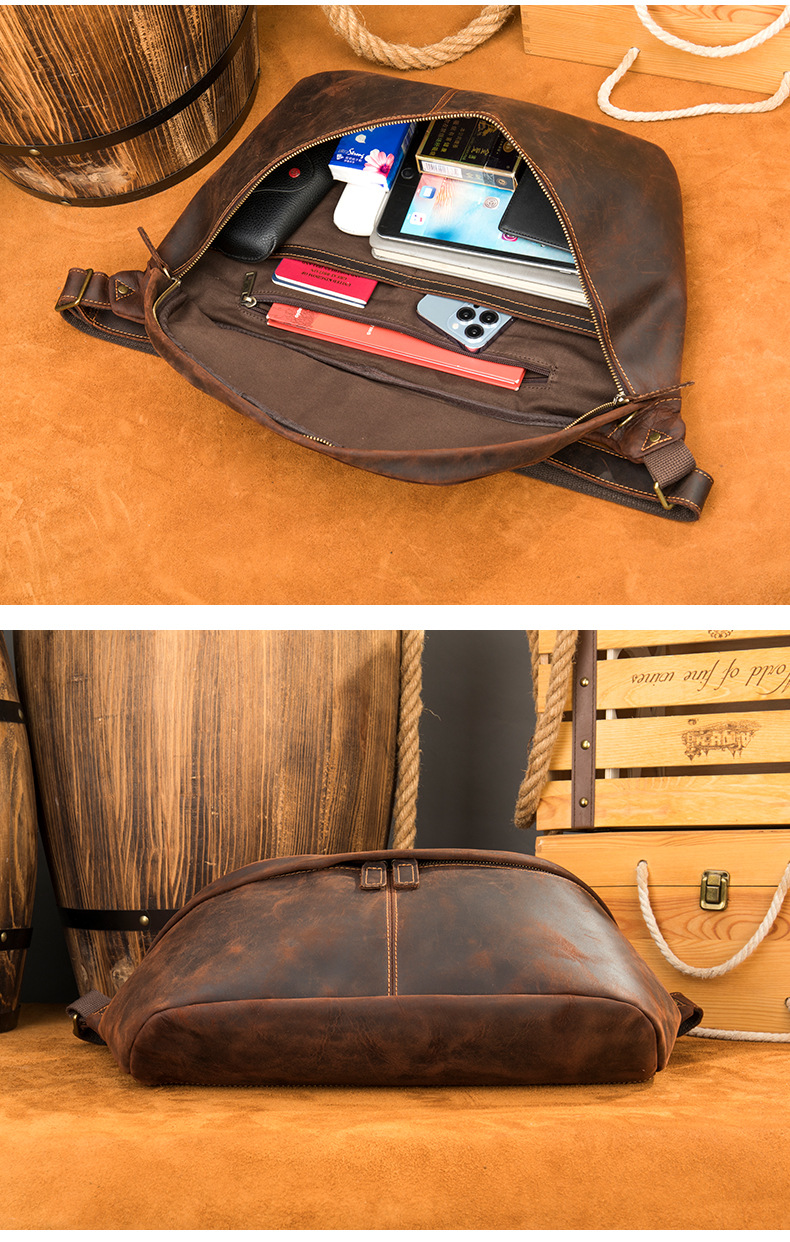 Bolsa de cintura de couro genu - Men Accessories Pack avaliação e preço