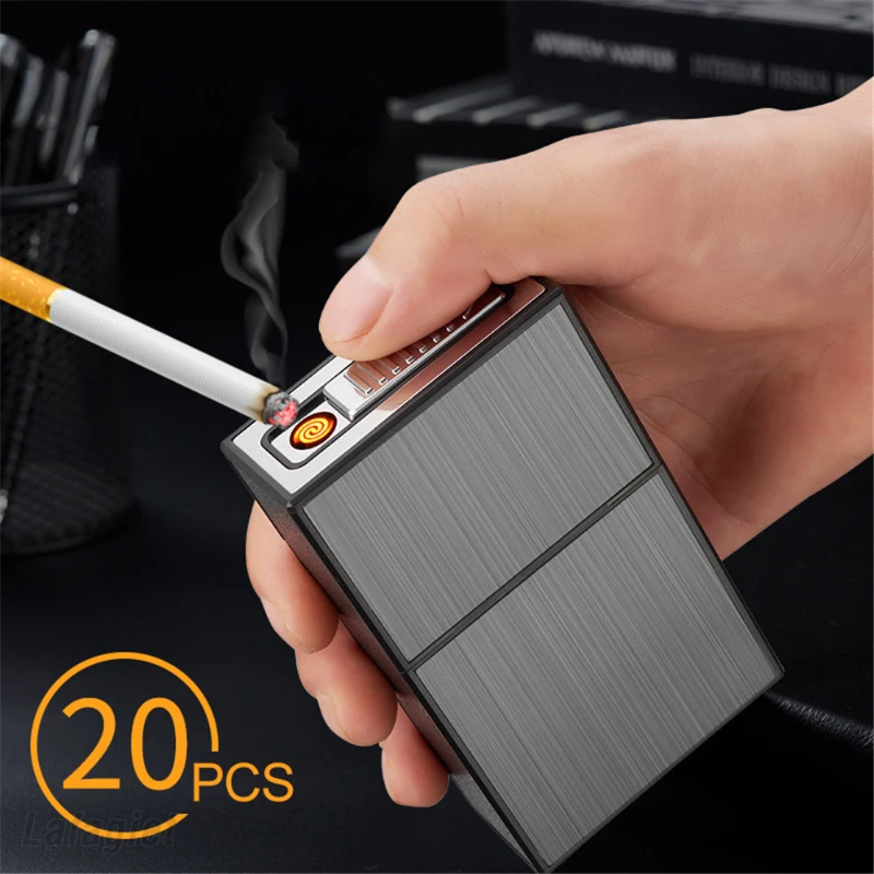 Novo Estojo de Metal para 20 C - Lighter Windproof avaliação e preço