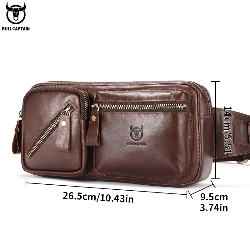 BULLCAPTAIN-Bolsa de couro gen - Men Accessories Pack avaliação e preço