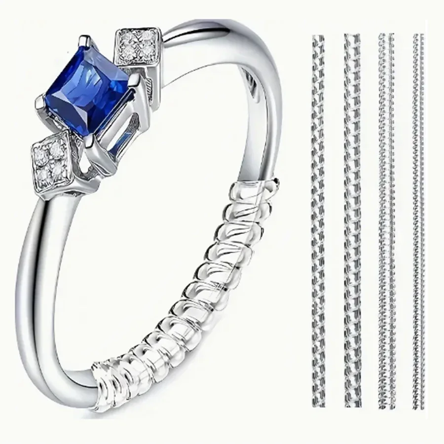 4/8 peças-regulador de tamanho - Men'S Accessories Rings avaliação e preço