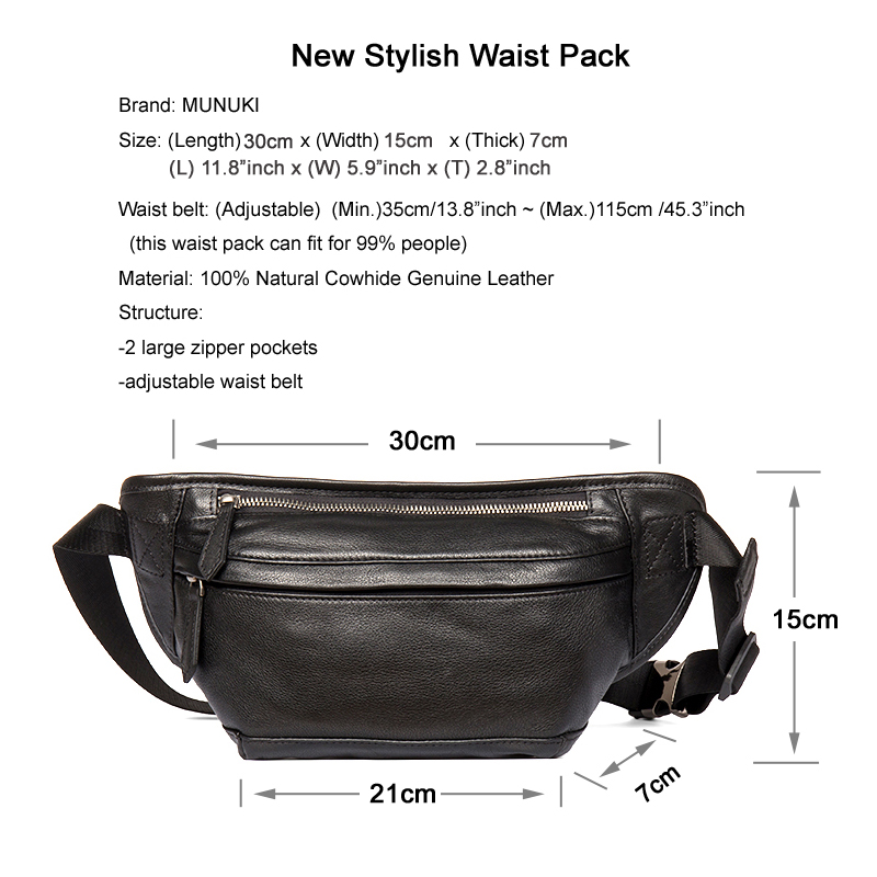 Nova Bolsa de Cintura Masculin - Men Accessories Pack avaliação e preço