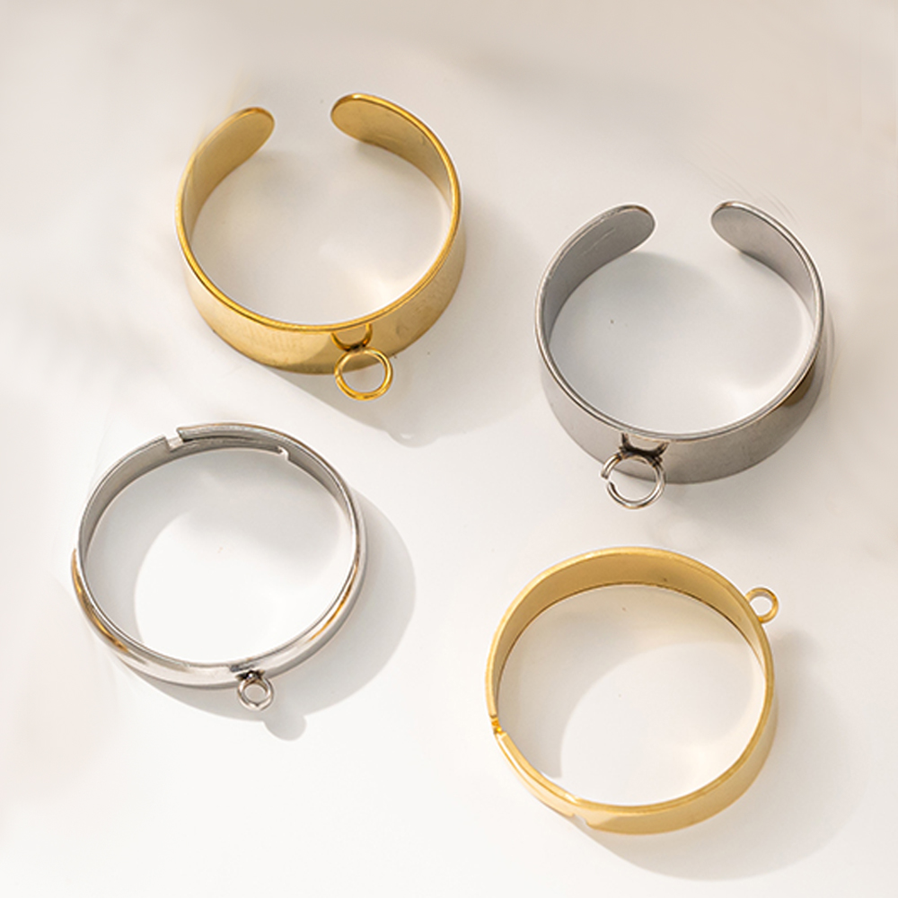 5 pçs/lote aço inoxidável cor  - Men'S Accessories Rings avaliação e preço