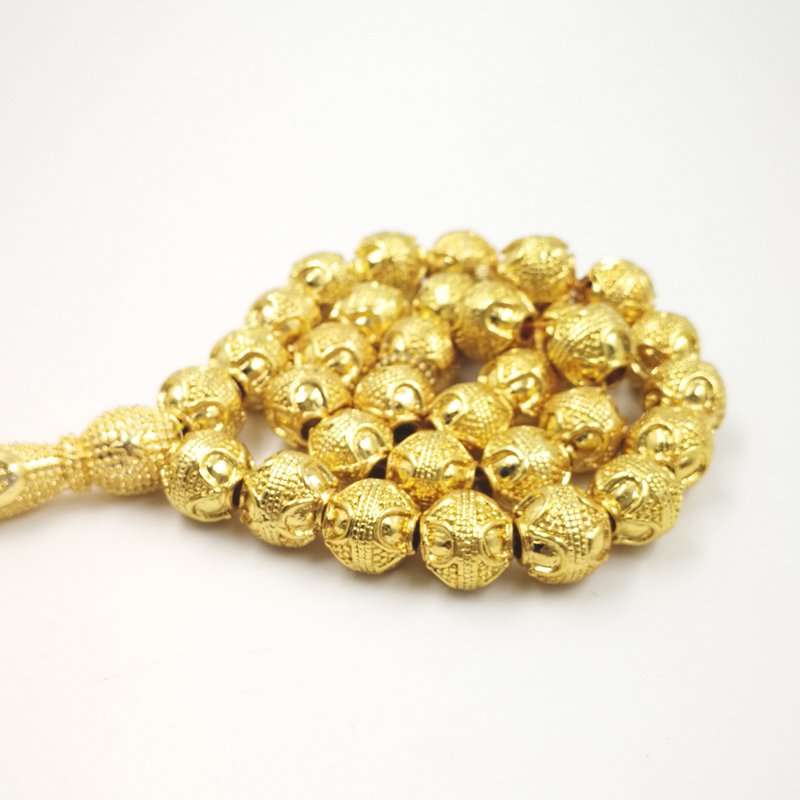 Ouro tasbih profissional misba - Men Accessories Store avaliação e preço